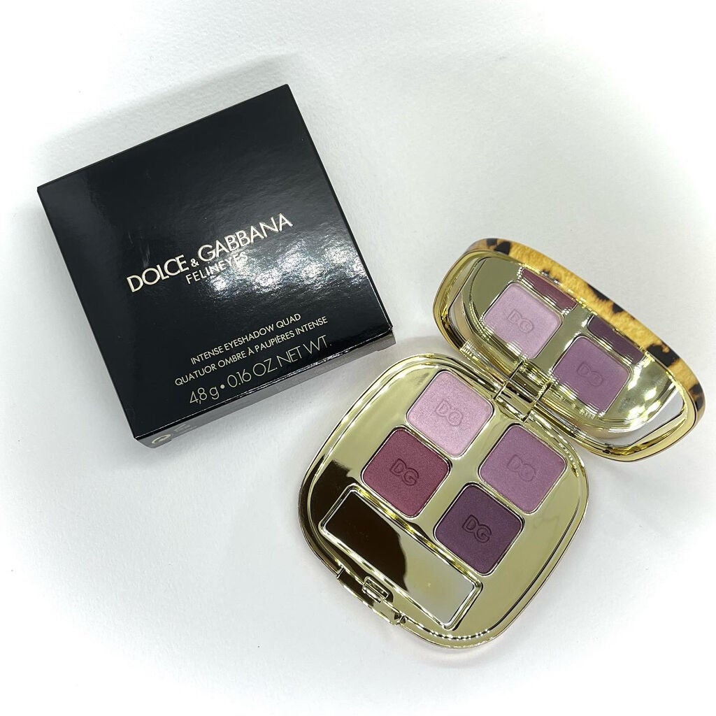 フェリンアイズ インテンスアイシャドウ クアッド/DOLCE&GABBANA BEAUTY/アイシャドウパレットを使ったクチコミ(1枚目)