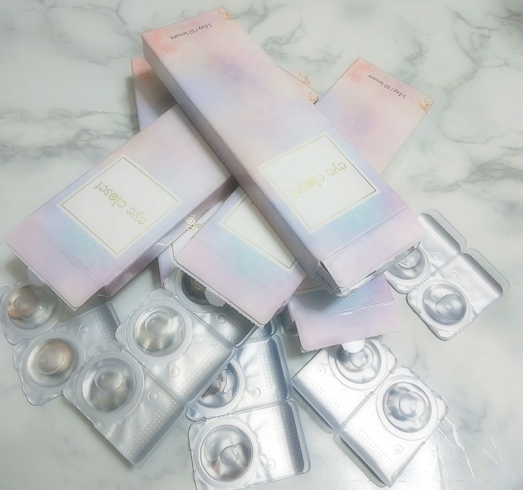 eye closet 1day SweetSeries "Girly"(アイクローゼットワンデースウィートシリーズ ガーリー)/EYE CLOSET/ワンデー(1DAY)カラコンを使ったクチコミ(1枚目)