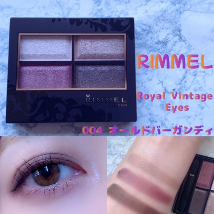 ロイヤルヴィンテージ アイズ/リンメル ロンドン/アイシャドウパレットを使ったクチコミ(1枚目)