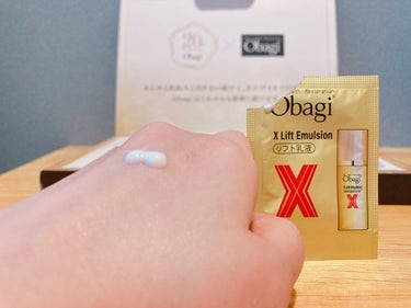 オバジ オバジX リフトエマルジョンのクチコミ「Obagiリフト乳液の使い心地レポ🌸

ローション、美容液とどちらも香り良かったので乳液も期待.....」（2枚目）