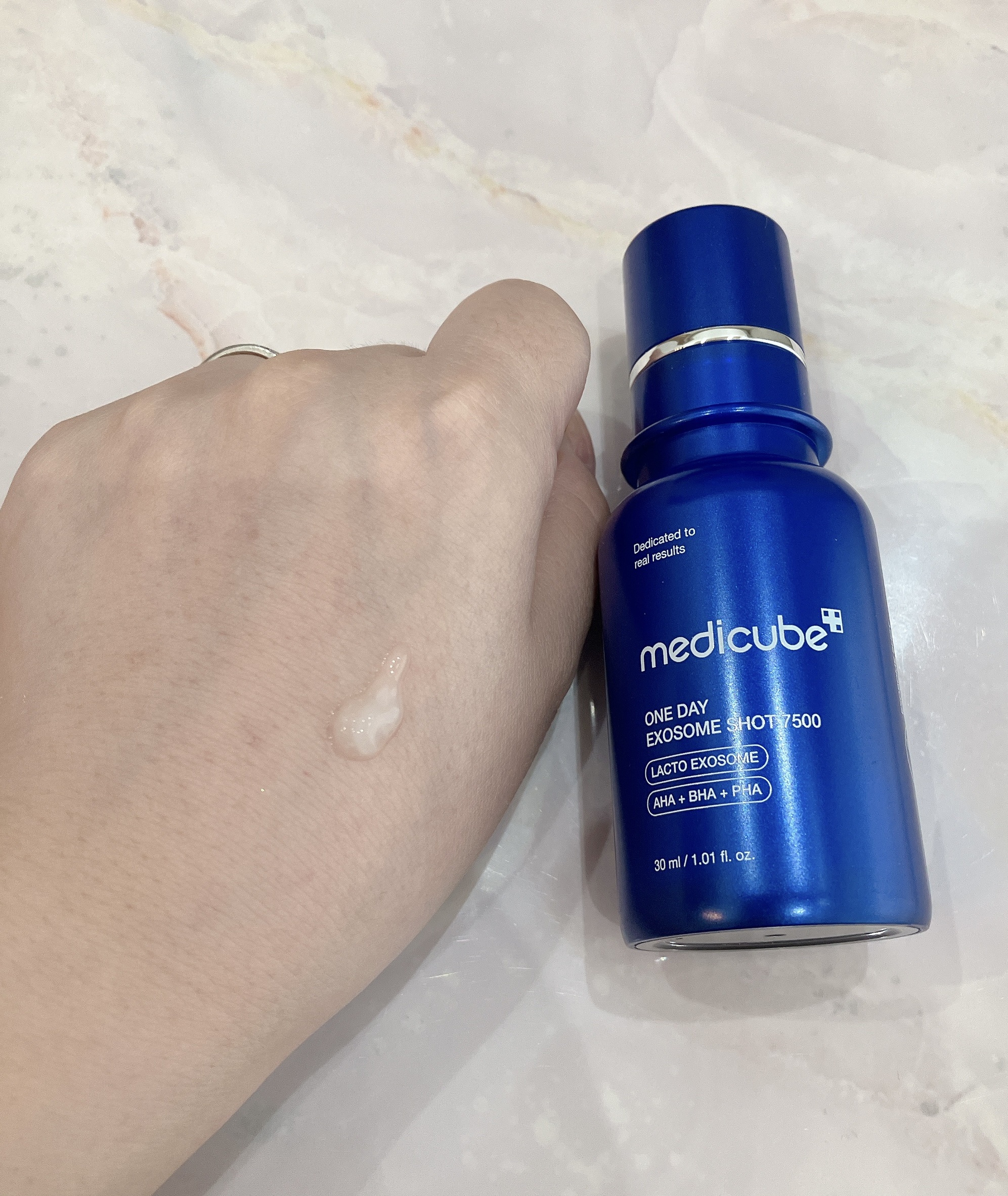 ゼロ1DAYエクソソームショット7500/MEDICUBE/美容液を使ったクチコミ（1枚目）