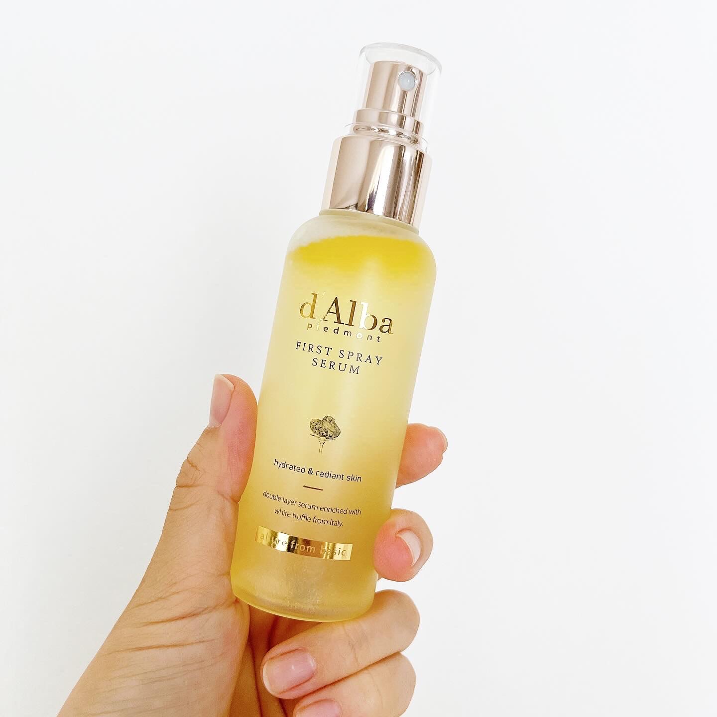 ダルバ ホワイトトリュフファーストスプレーセラム/ダルバ/ミスト状化粧水を使ったクチコミ（3枚目）