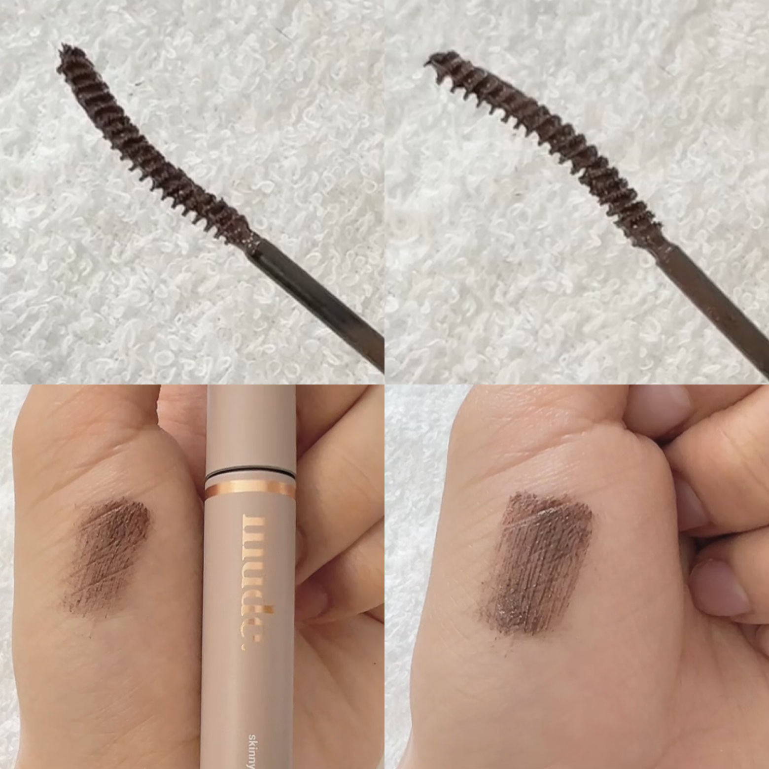 スキニーマスカラ/mude./マスカラを使ったクチコミ（2枚目）