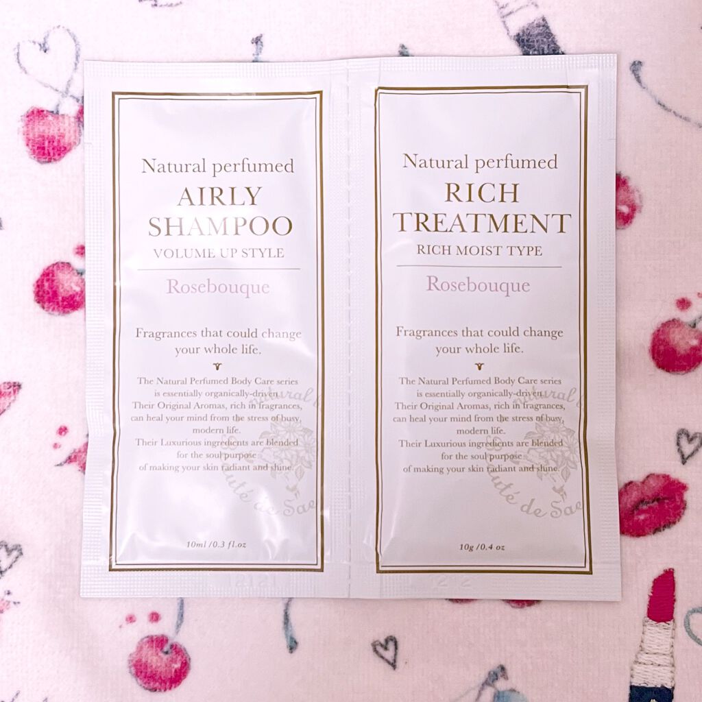 ナチュラル パフュームド エアリー シャンプー (ローズブーケ) /ボーテ デュ サエ/シャンプー・コンディショナーを使ったクチコミ（1枚目）