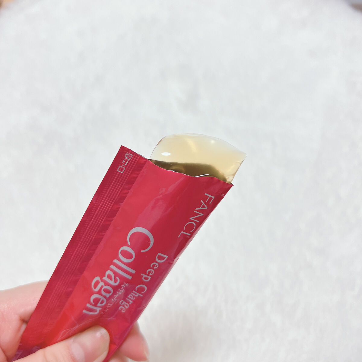 ディープチャージ  コラーゲン スティックゼリー/ファンケル/美容サプリメントを使ったクチコミ（2枚目）