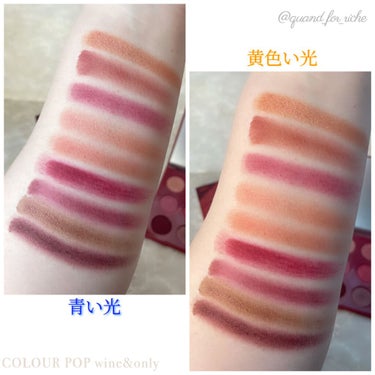 Wine&Only/ColourPop/アイシャドウパレットを使ったクチコミ（5枚目）