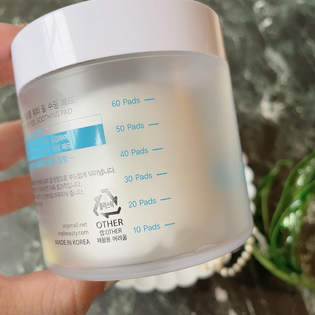TRIPLE WATER PEEL SOOTHING PAD/SNP/ピーリングを使ったクチコミ(4枚目)