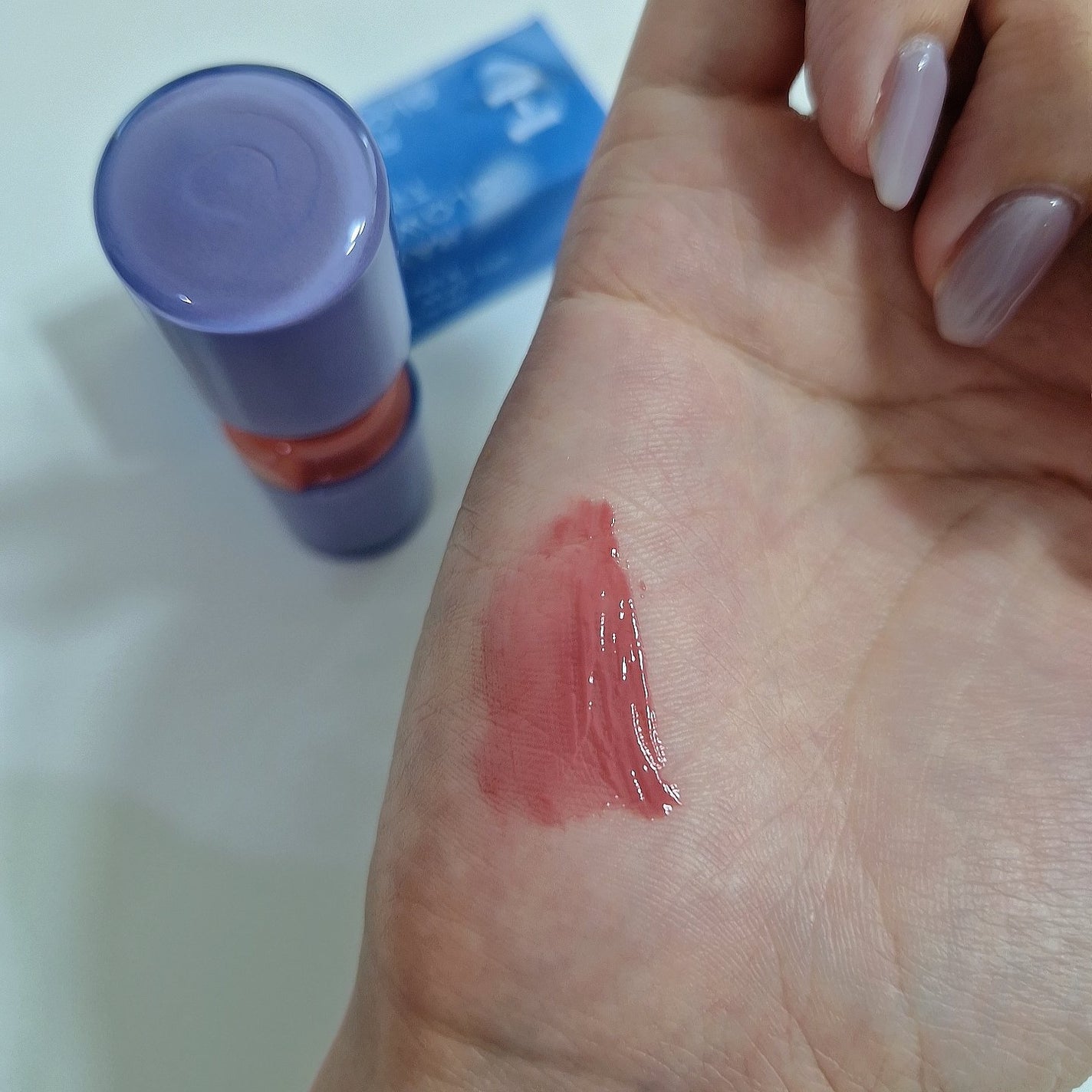 ロウグロウジェルティント/hince/リップティントを使ったクチコミ(3枚目)