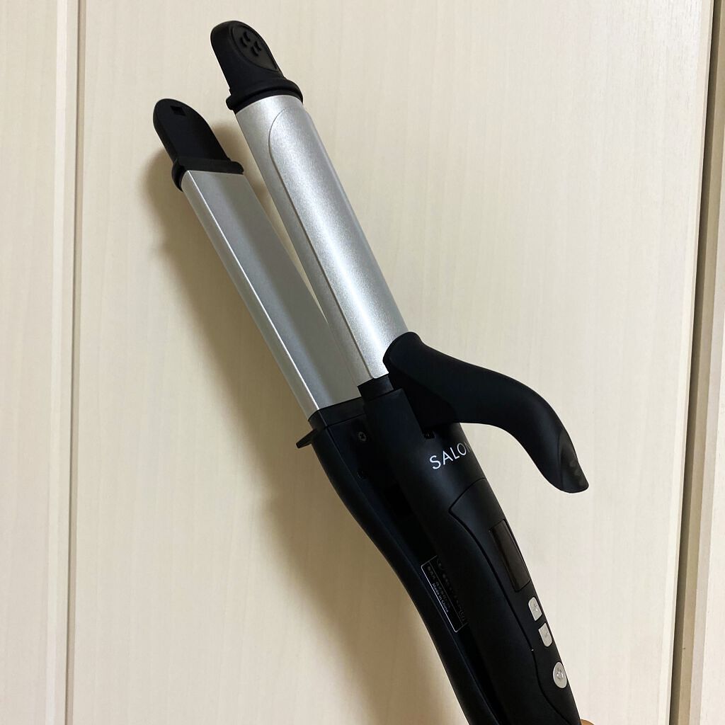 SALONIA 2WAYヘアアイロン シルバー/SALONIA/その他ヘアアイロンを使ったクチコミ（2枚目）