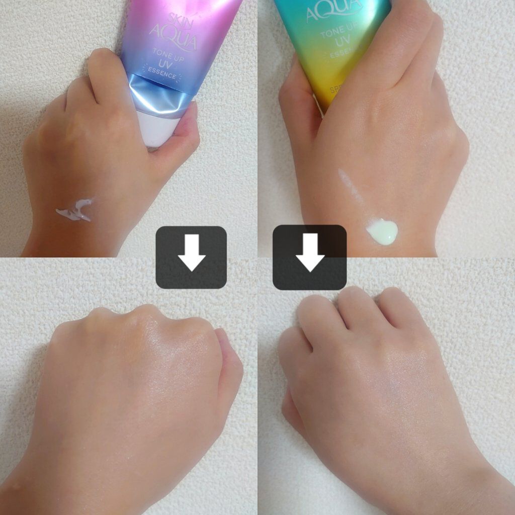 スキンアクア トーンアップUVエッセンス/スキンアクア/日焼け止めクリームを使ったクチコミ（2枚目）