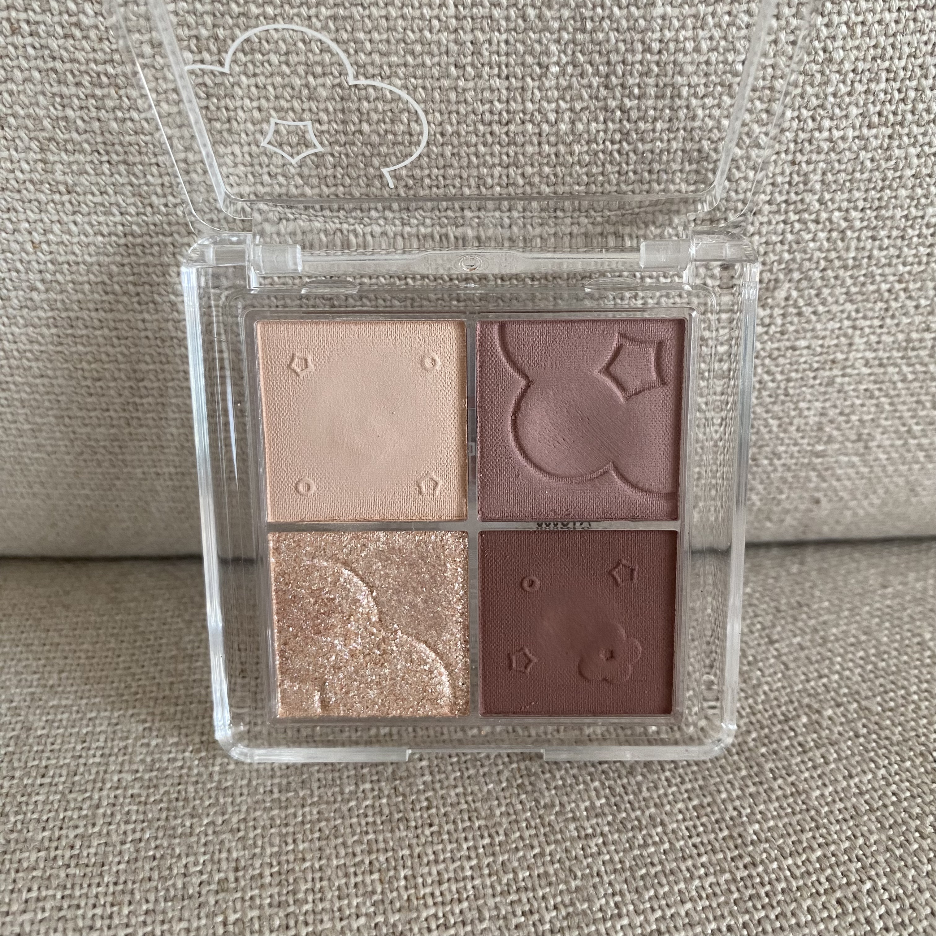 ふんわりロマンスアイズ/JUDYDOLL/アイシャドウパレットを使ったクチコミ（3枚目）