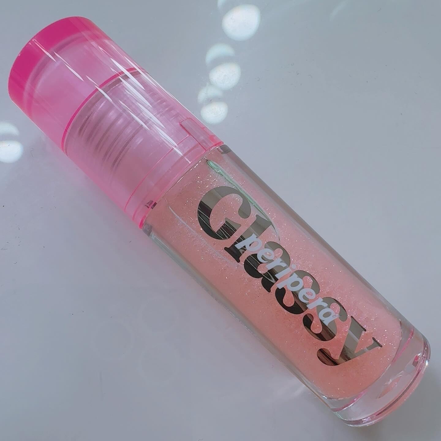 インク グラスティング リップ グロス P01 ビーオンファイア(BE ON FIRE)/PERIPERA/リップグロスを使ったクチコミ（3枚目）