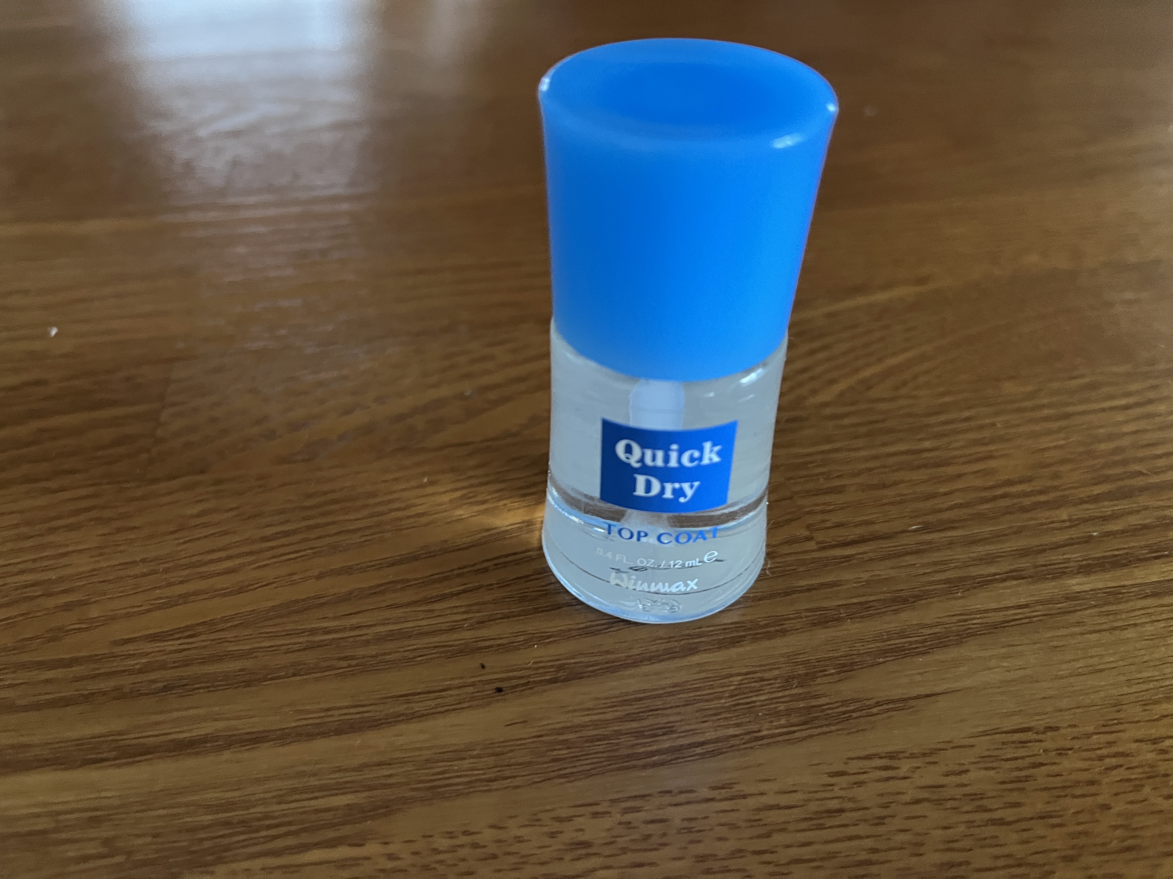 DAISO ウィンマックス クイックドライ トップコートのクチコミ「DAISO

ウィンマックス　ネイルケアシリーズ
クイックドライトップコート


刷毛が大きめ.....」（2枚目）