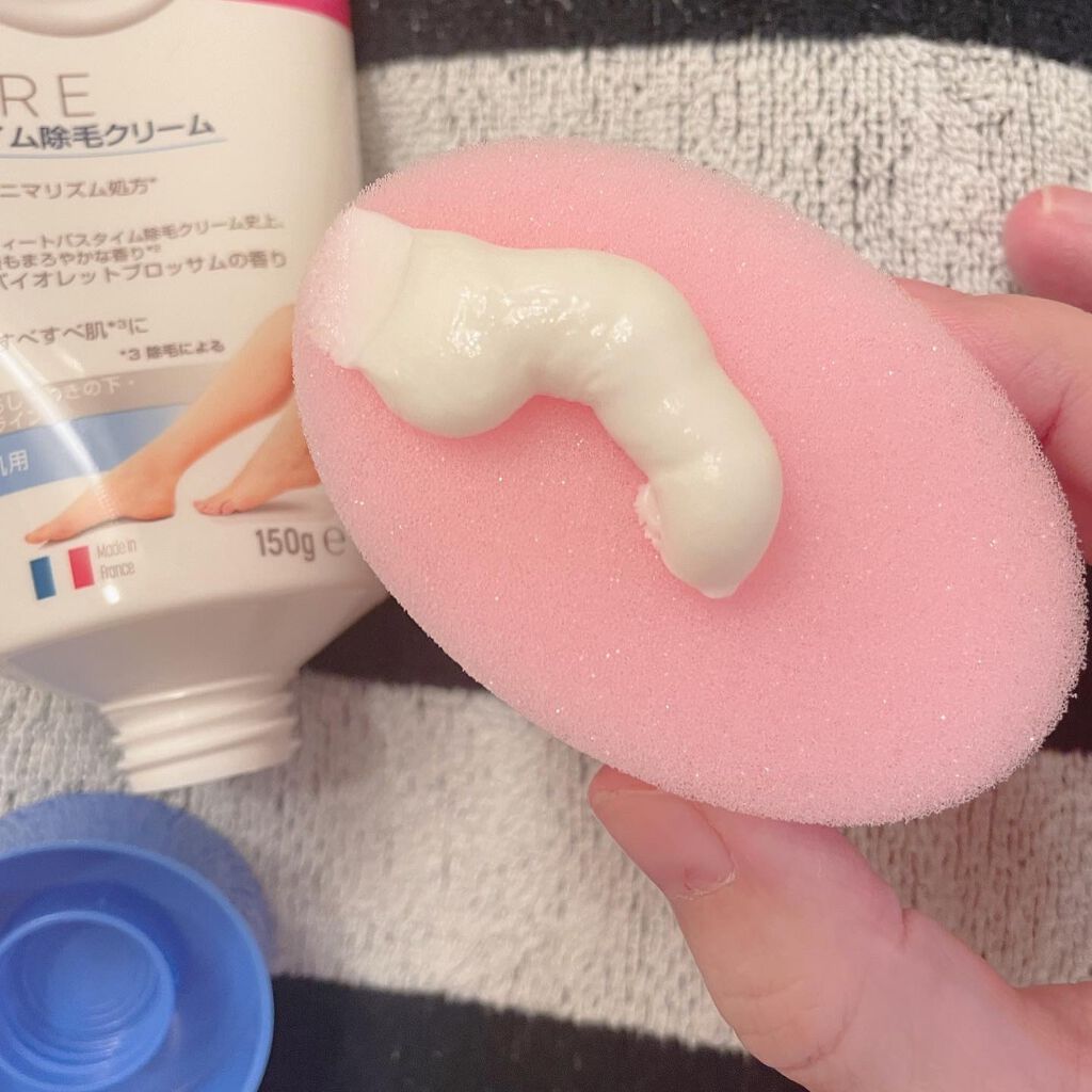 ヴィート ピュアバスタイム除毛クリーム 敏感肌用/Veet/除毛クリームを使ったクチコミ（3枚目）