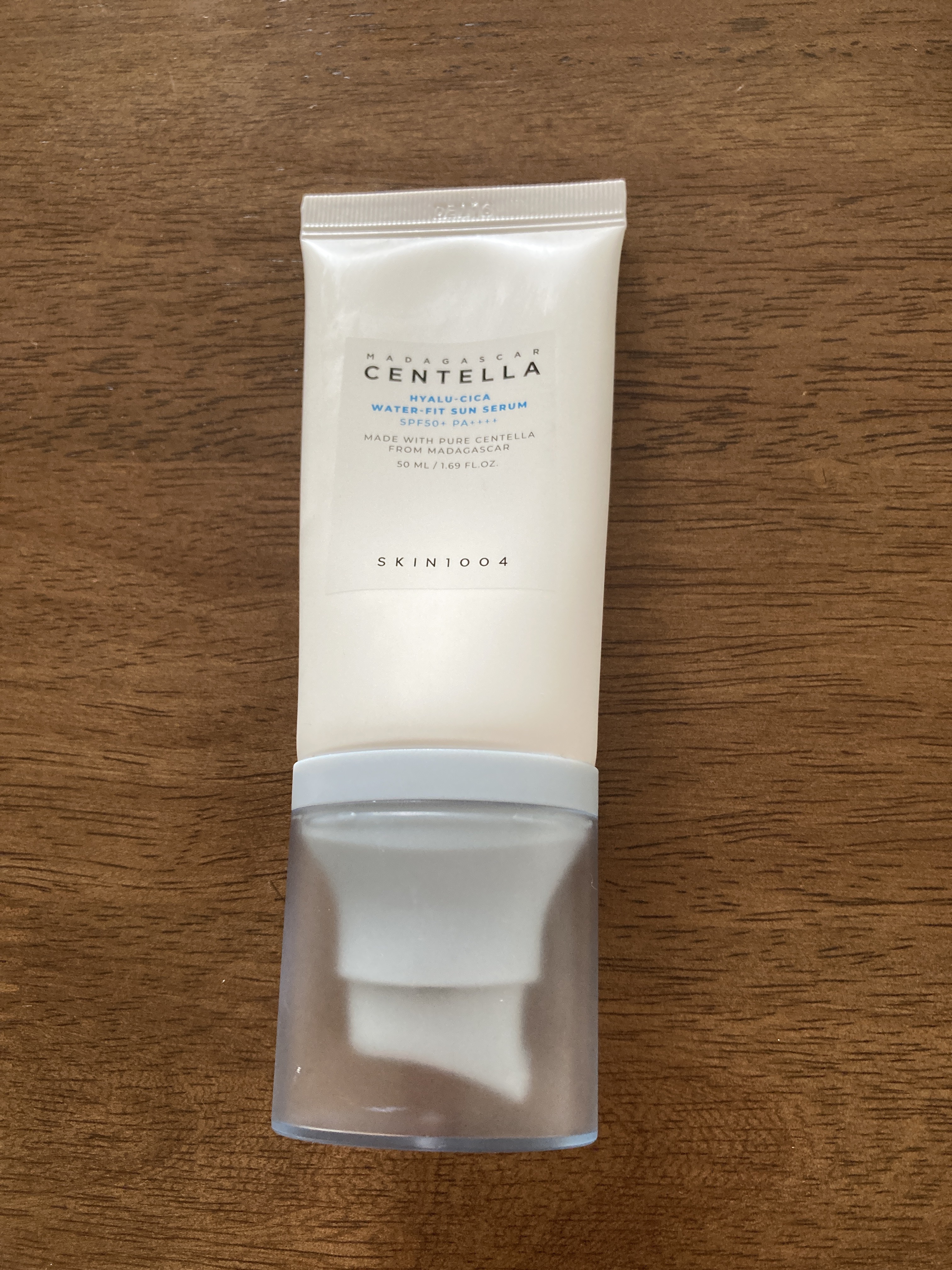 ヒアルーシカ ウォーターフィット サンセラム/SKIN1004/日焼け止めローションを使ったクチコミ（1枚目）
