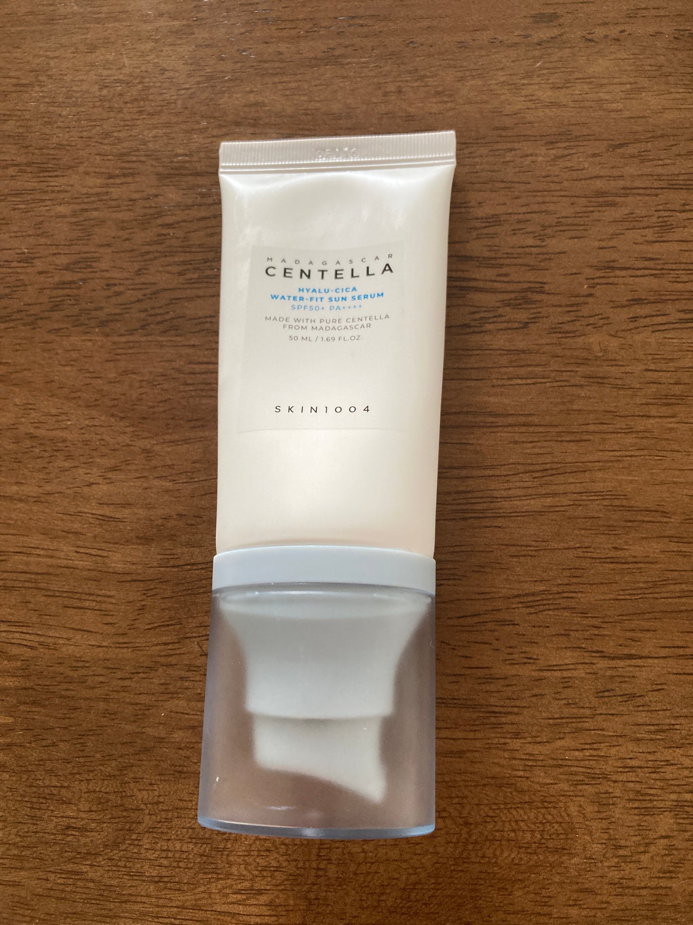 ヒアルーシカ ウォーターフィット サンセラム/SKIN1004/日焼け止めローションを使ったクチコミ(1枚目)