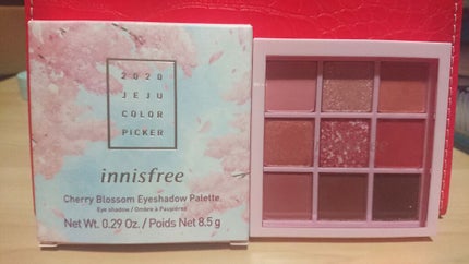チェリーブロッサム アイシャドウ パレット 2020 Jeju Color Picker/innisfree/アイシャドウパレットを使ったクチコミ(1枚目)