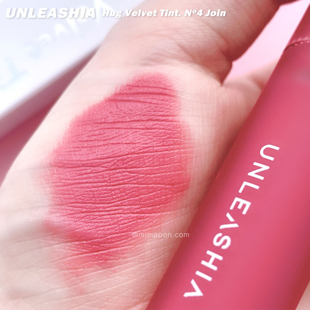 Luv Hug Velvet Tint/unleashia/口紅を使ったクチコミ（2枚目）