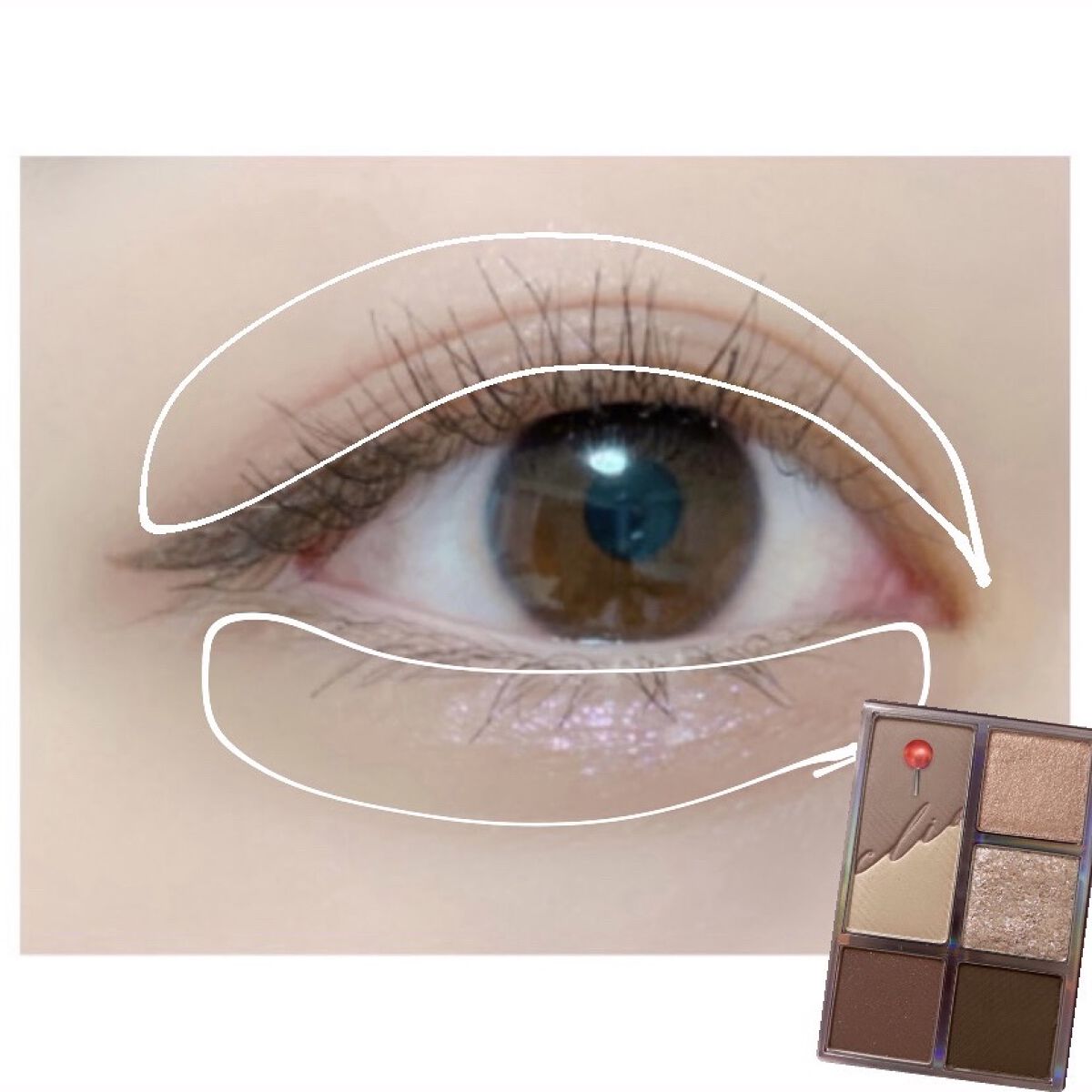 プロ アイパレット ミニ/CLIO/アイシャドウパレットを使ったクチコミ（2枚目）