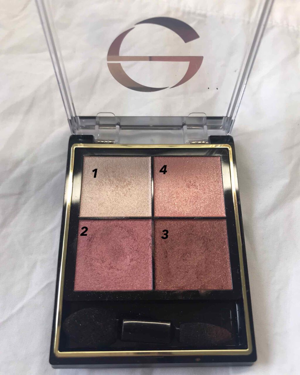 リアルクローズシャドウ/excel/アイシャドウパレットを使ったクチコミ（2枚目）