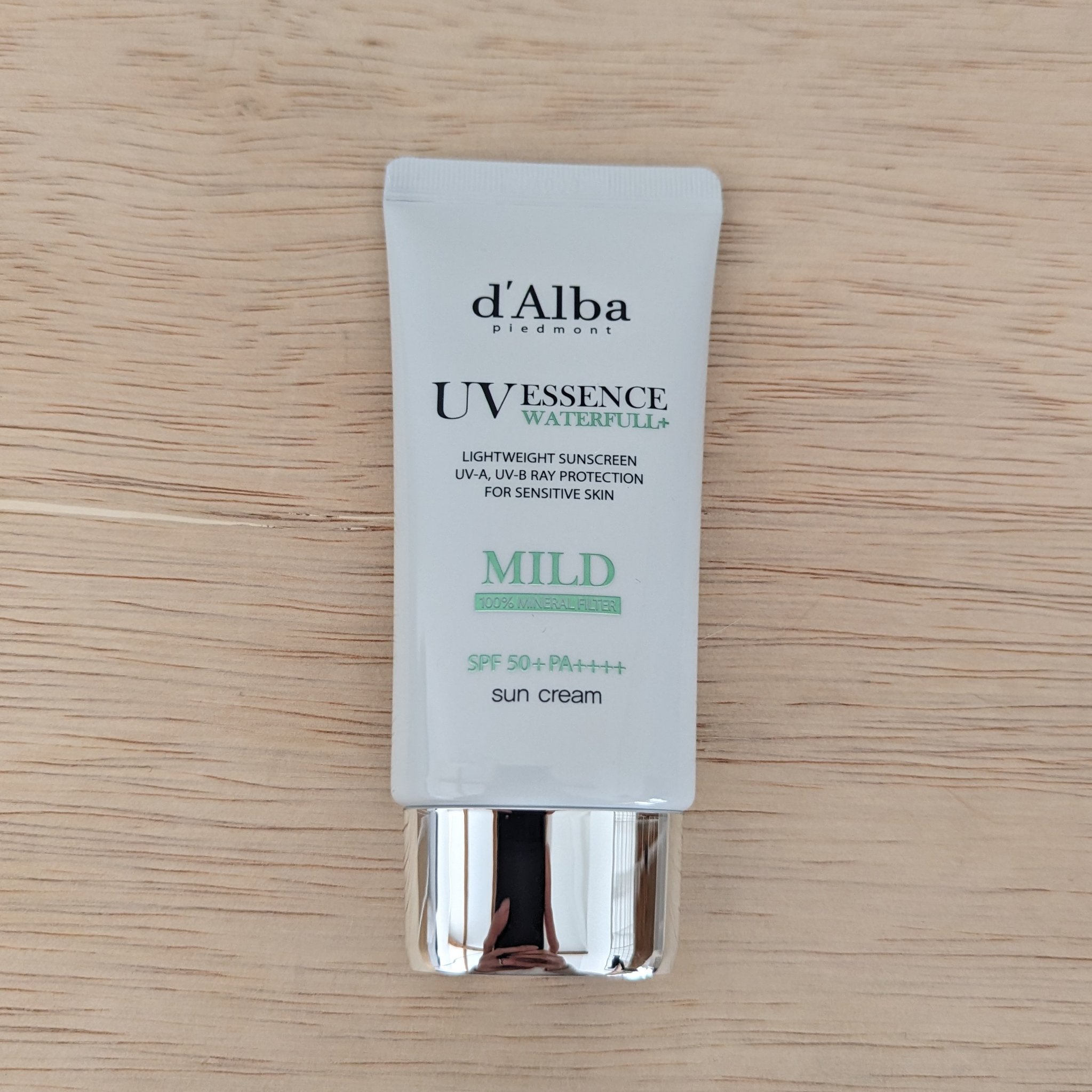 ウォータフルマイルドサンクリーム/ダルバ/日焼け止めクリームを使ったクチコミ（1枚目）