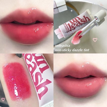 ノンスティッキーダズルティント/unleashia/リップティントを使ったクチコミ(1枚目)