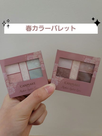 パーフェクトスタイリストアイズ/キャンメイク/アイシャドウパレットを使ったクチコミ(1枚目)