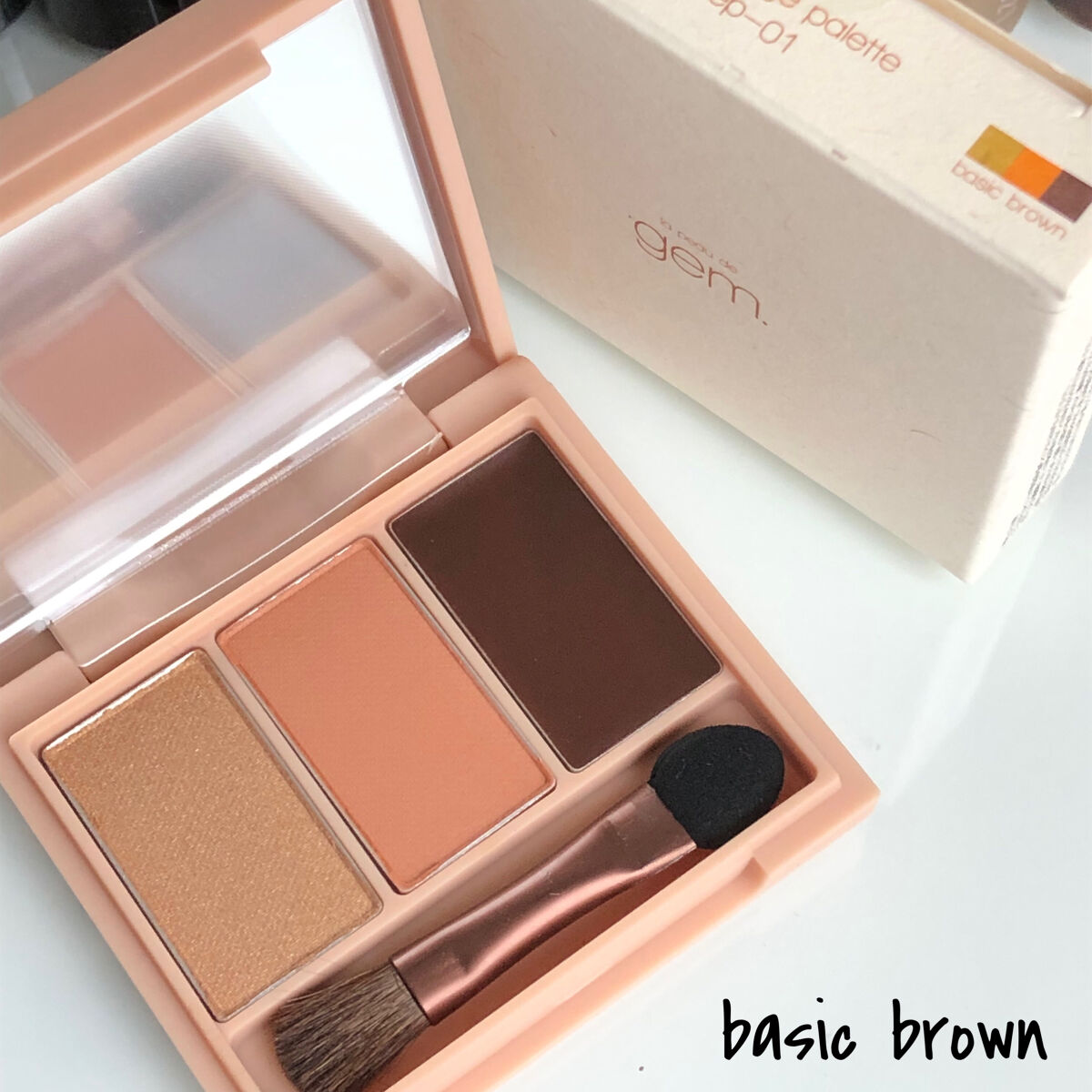 gemini eye palette/la peau de gem./アイシャドウパレットを使ったクチコミ（2枚目）