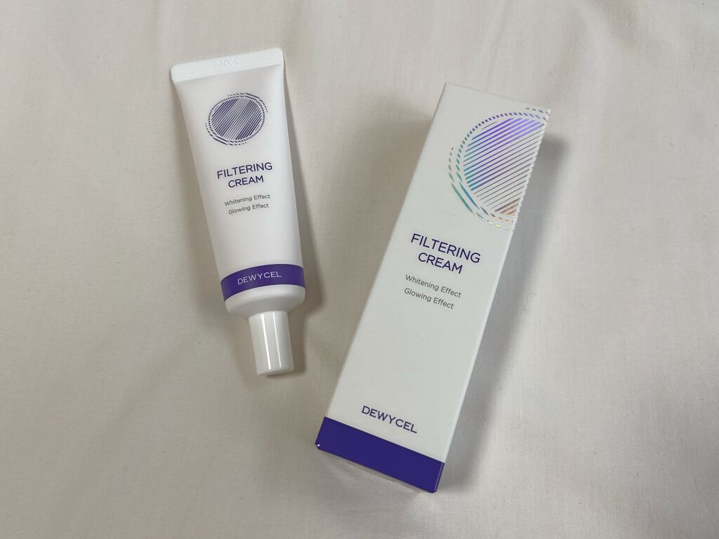 フィルタリングクリーム/DEWYCEL/日焼け止めクリームを使ったクチコミ（1枚目）