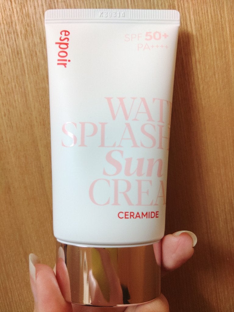 ウォータースプラッシュサンクリーム セラミド/espoir/日焼け止めクリームを使ったクチコミ(1枚目)