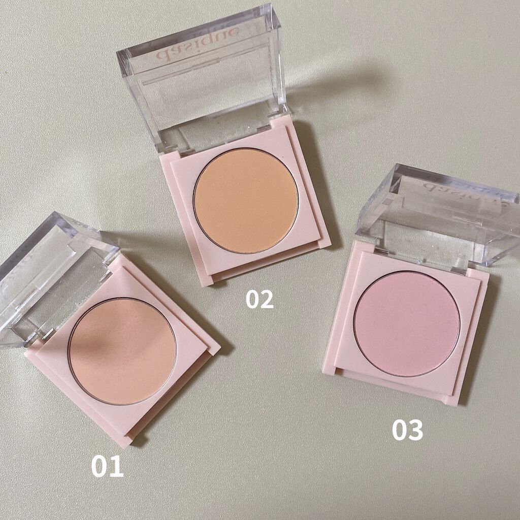 パステルブラッシャー 02 コーラルヘイズ/dasique/パウダーチークを使ったクチコミ（2枚目）