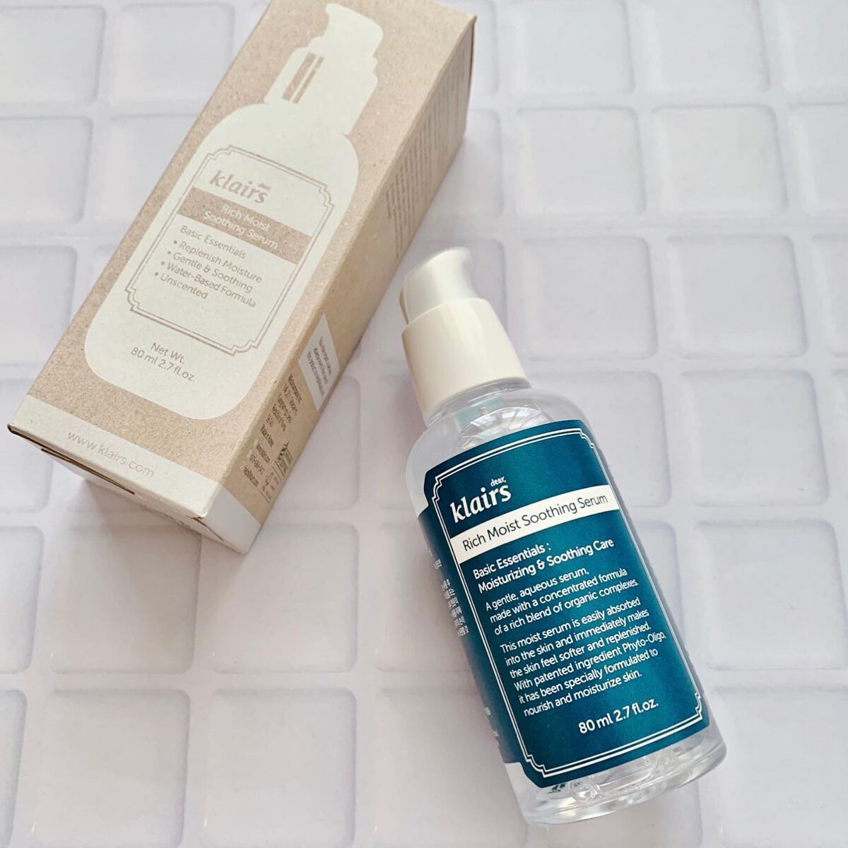 リッチモイストスージングセラム(80ml)/Klairs/美容液を使ったクチコミ（1枚目）