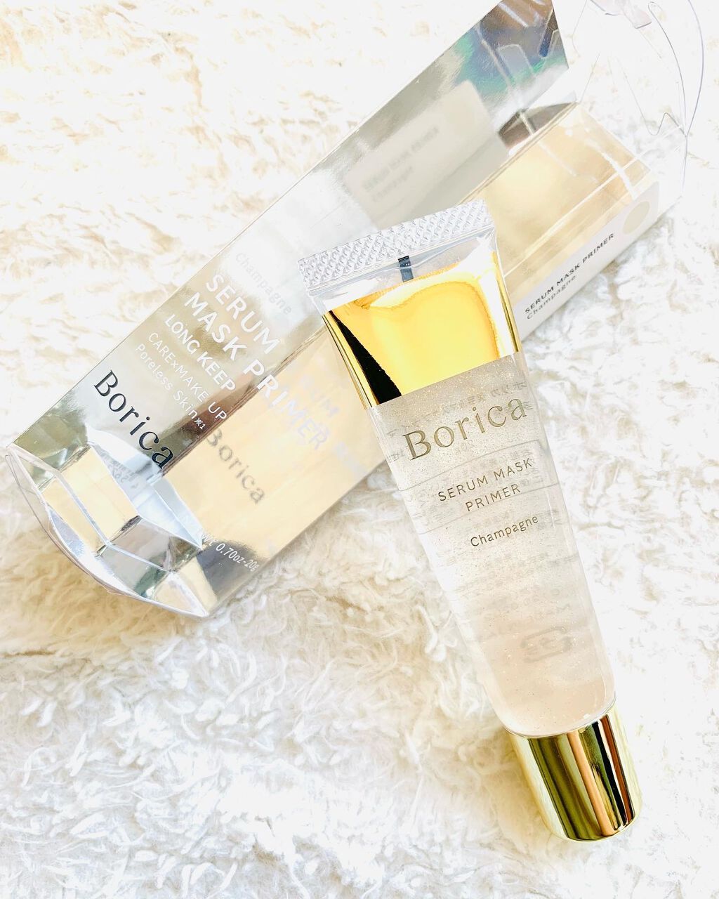 美容液マスクプライマー(シャンパン)/Borica/化粧下地を使ったクチコミ（2枚目）