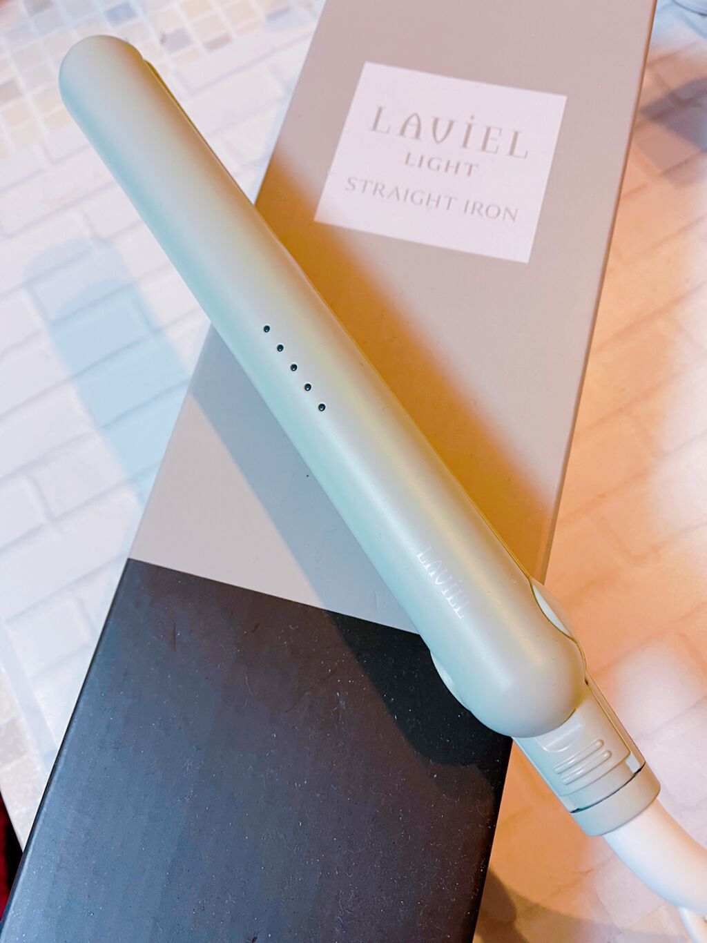 オタネ on LIPS 「前々から#ストレートアイロンが欲しくて#LAVIELLIGHT..」(1枚目)