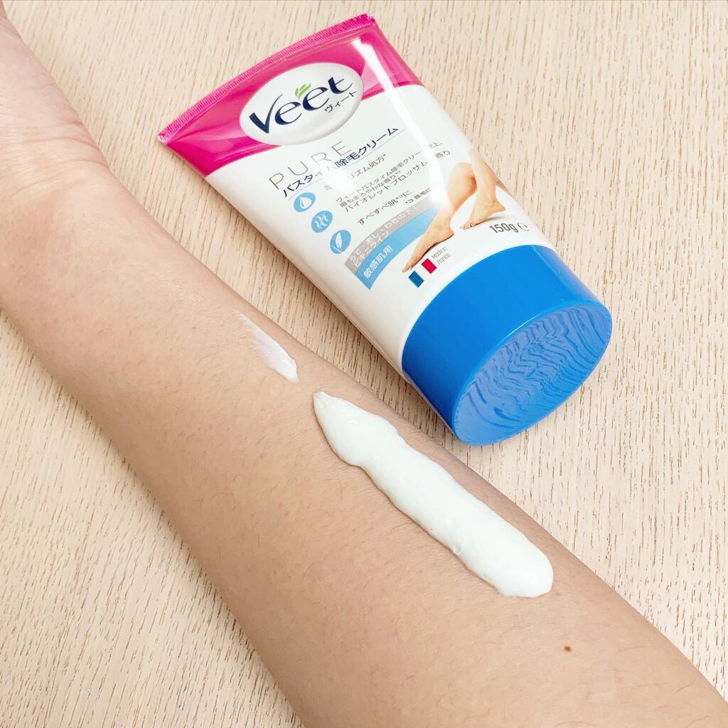 ヴィート ピュアバスタイム除毛クリーム 敏感肌用/Veet/除毛クリームを使ったクチコミ（2枚目）