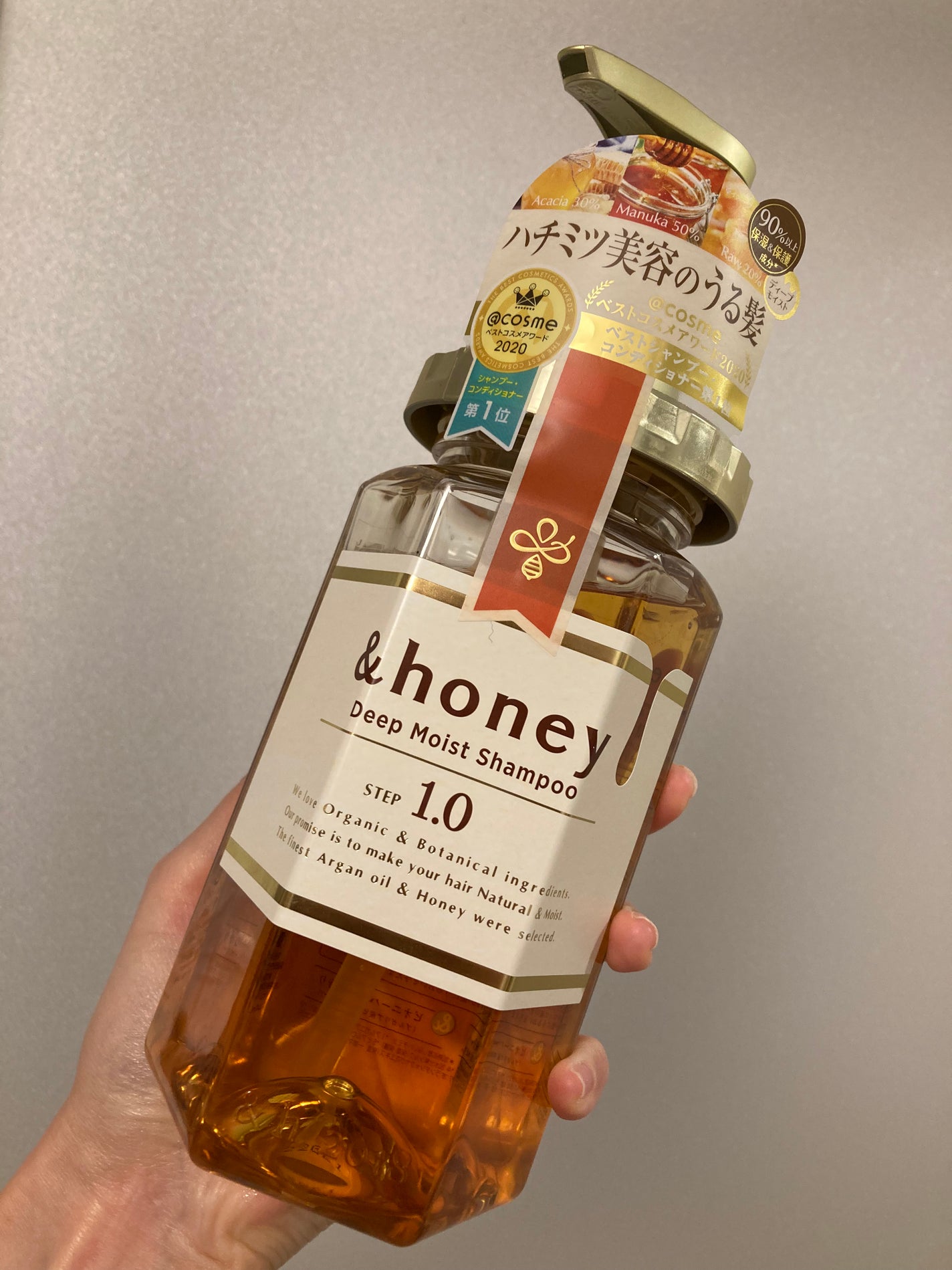 ディープモイスト シャンプー1.0/ヘアトリートメント2.0/&honey/市販シャンプーを使ったクチコミ(1枚目)