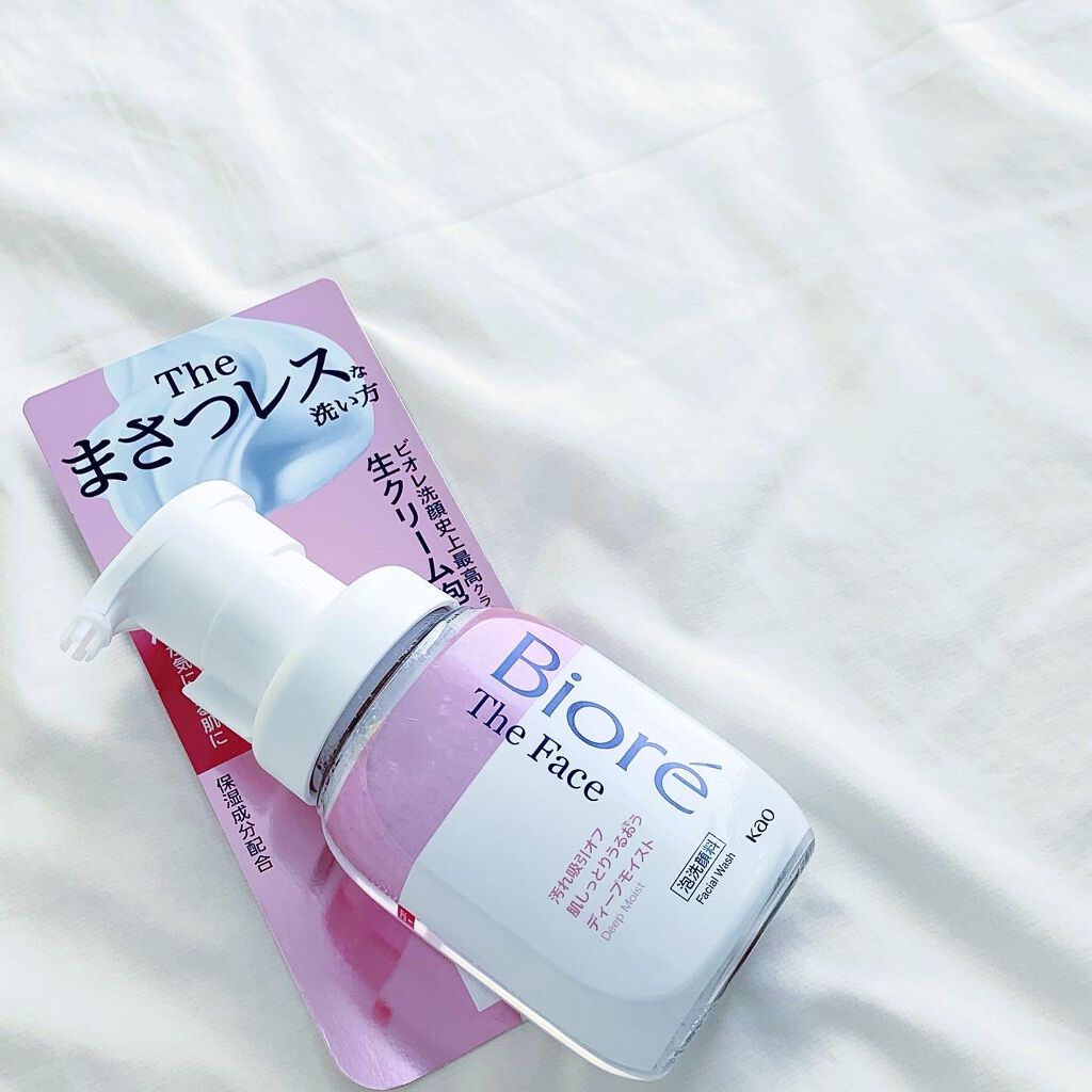 ビオレ ザフェイス 泡洗顔料 ディープモイスト/ビオレ/泡洗顔を使ったクチコミ(7枚目)