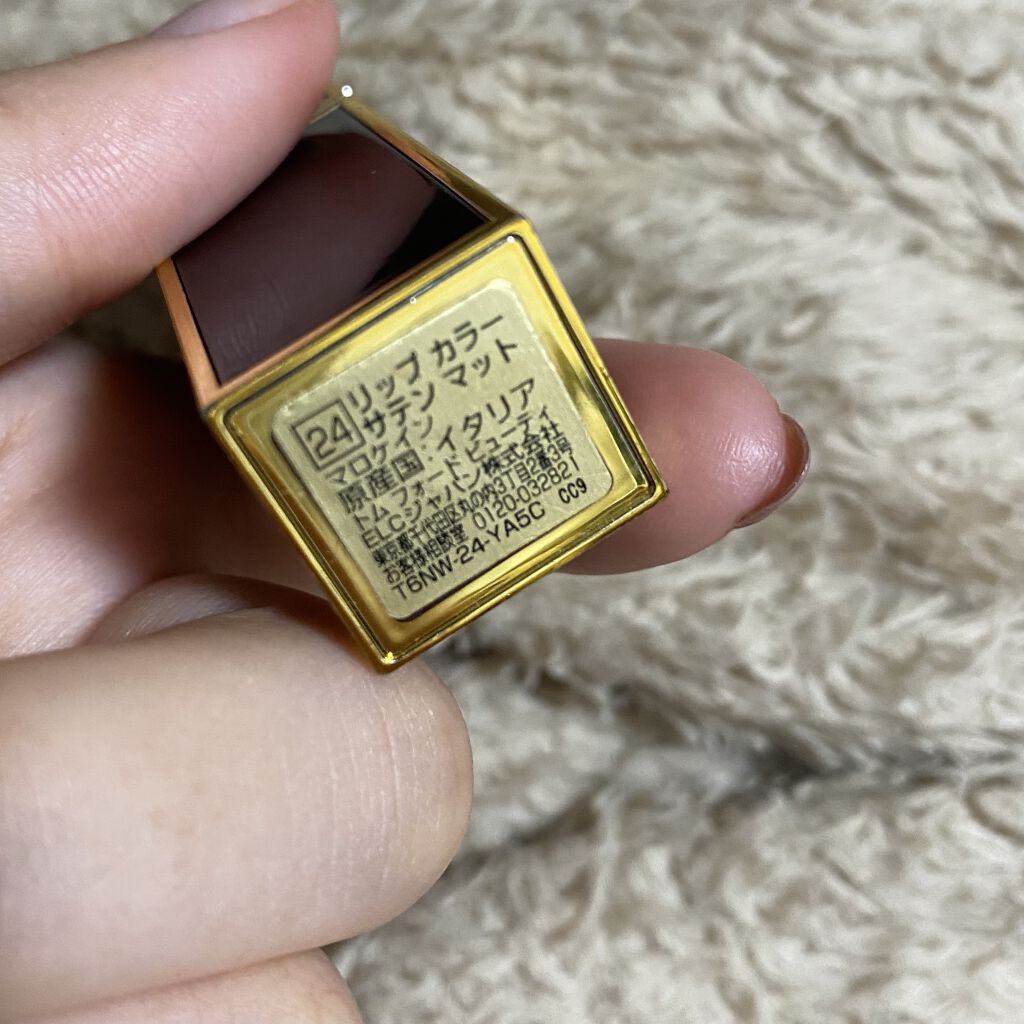 TOM FORD BEAUTY リップ カラー サテン マットのクチコミ「TOM FORD BEAUTY/リップ カラー サテン マット/24 マロケイン


みんな大.....」（2枚目）