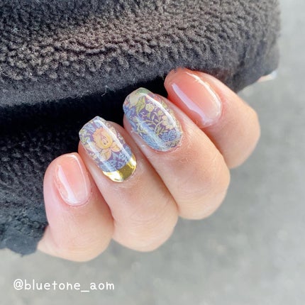 ジェルネイルシール/キャンドゥ/ネイルシールを使ったクチコミ(9枚目)