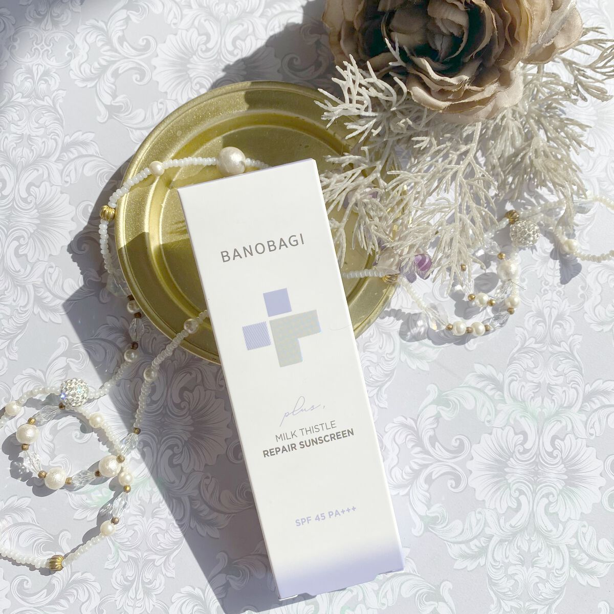 ミルクシスルリペアシカサンスクリーンプラス/BANOBAGI/日焼け止めミルクを使ったクチコミ（2枚目）