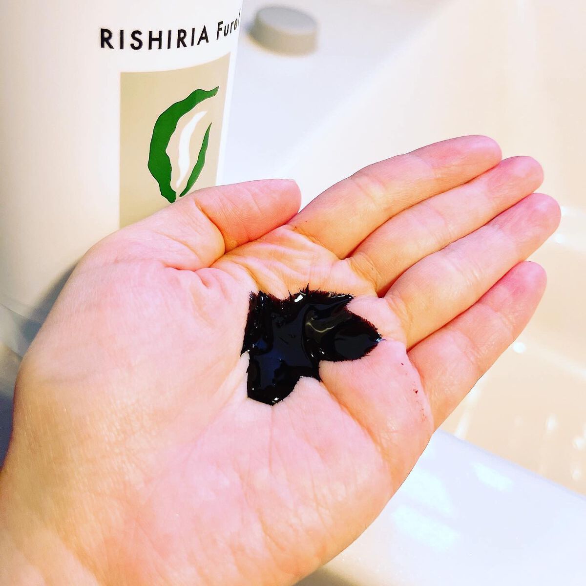 カラーシャンプー ダークブラウン/RISHIRIA Furel/市販シャンプーを使ったクチコミ（3枚目）