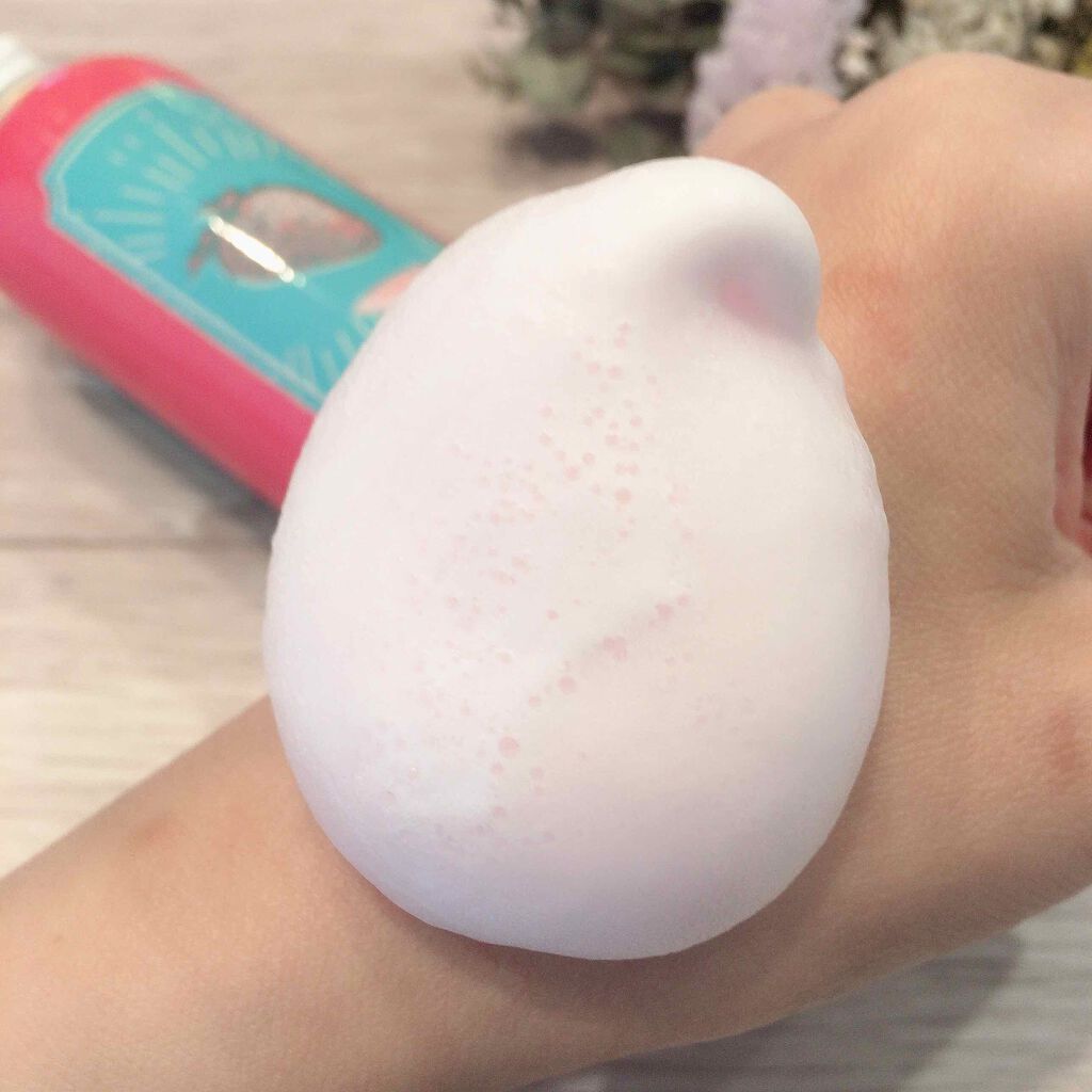 モッチスキン吸着泡洗顔FS(イチゴ)/MoccHi SKIN/泡洗顔を使ったクチコミ(4枚目)