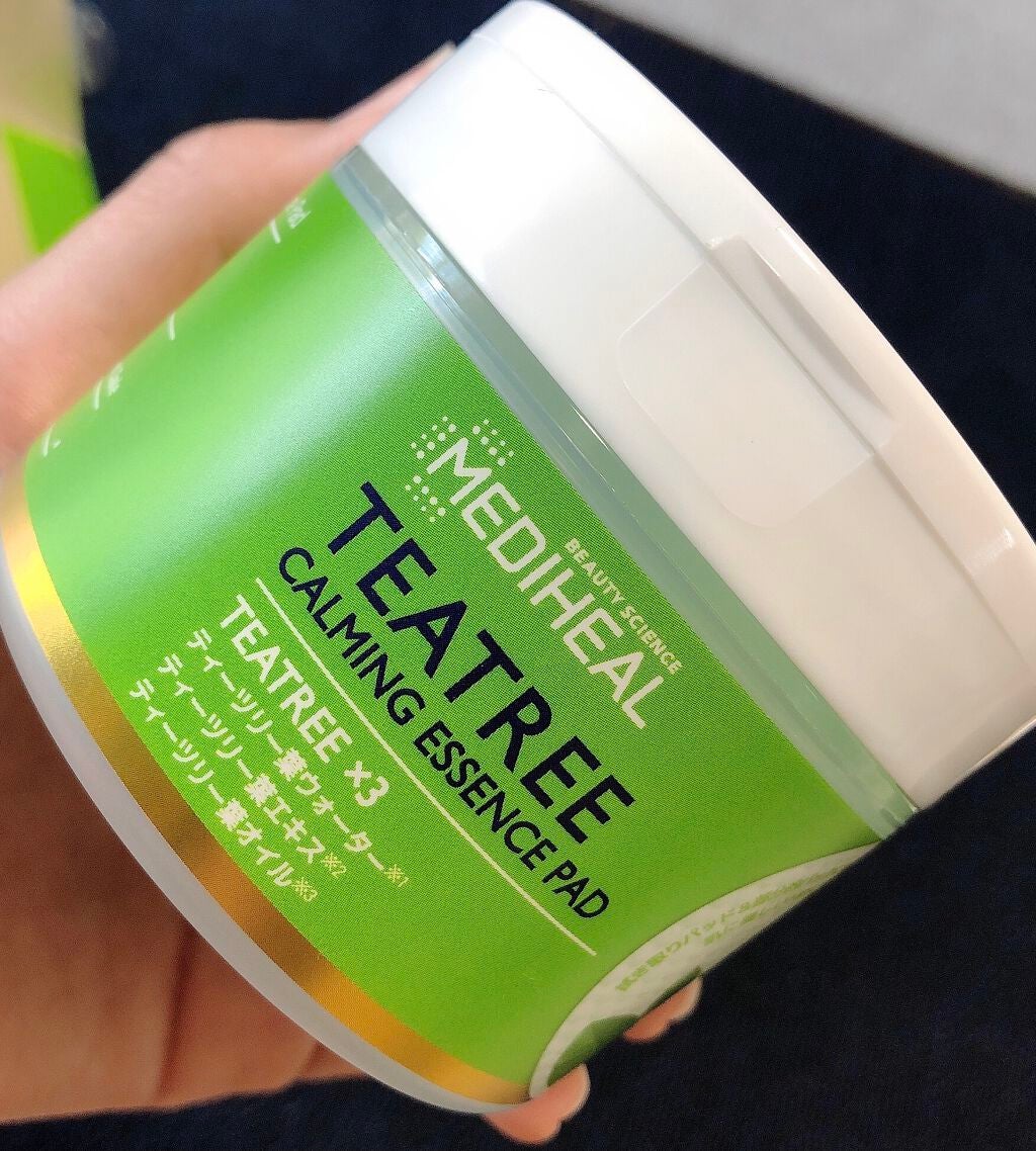 ティーツリーカーミングエッセンスパッド/MEDIHEAL/トナーパッドを使ったクチコミ(1枚目)
