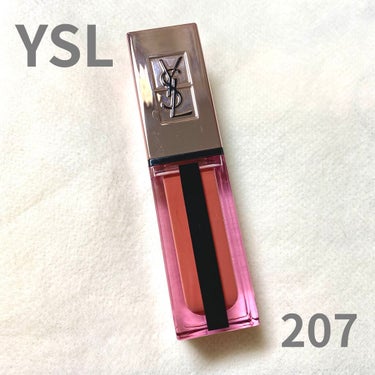 ルージュ ピュールクチュール ヴェルニ ウォーターグロウ/YVES SAINT LAURENT BEAUTE/口紅を使ったクチコミ（1枚目）