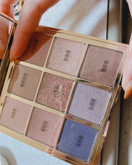 長相思シリーズ 9色アイシャドウパレット/CATKIN/アイシャドウパレットを使ったクチコミ(3枚目)