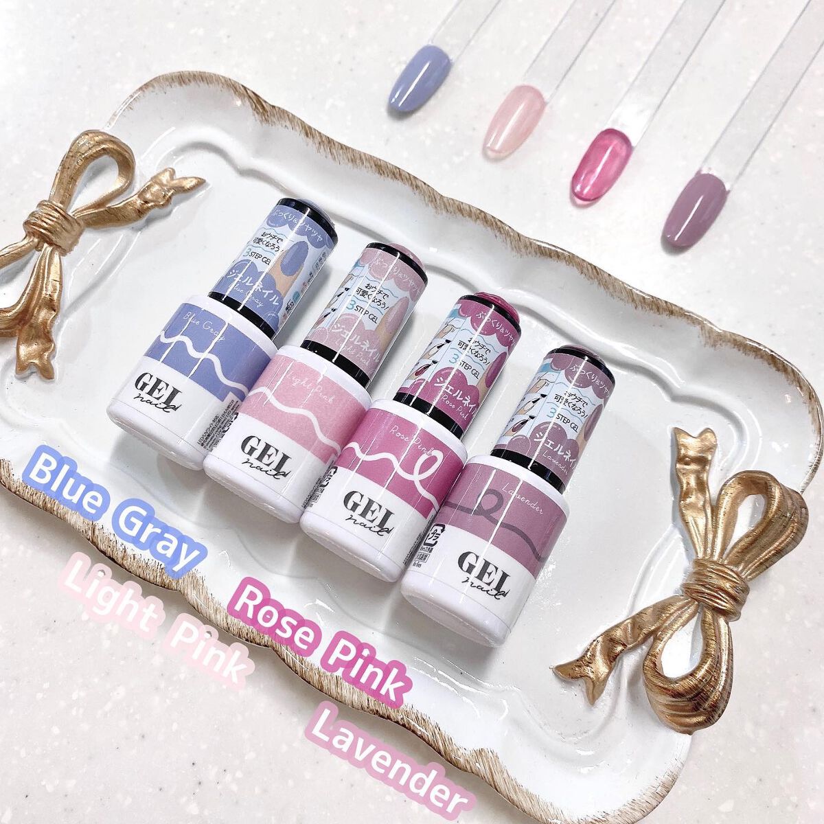 BRG ジェルネイル 28 ラベンダー/DAISO/ジェルネイルを使ったクチコミ（1枚目）