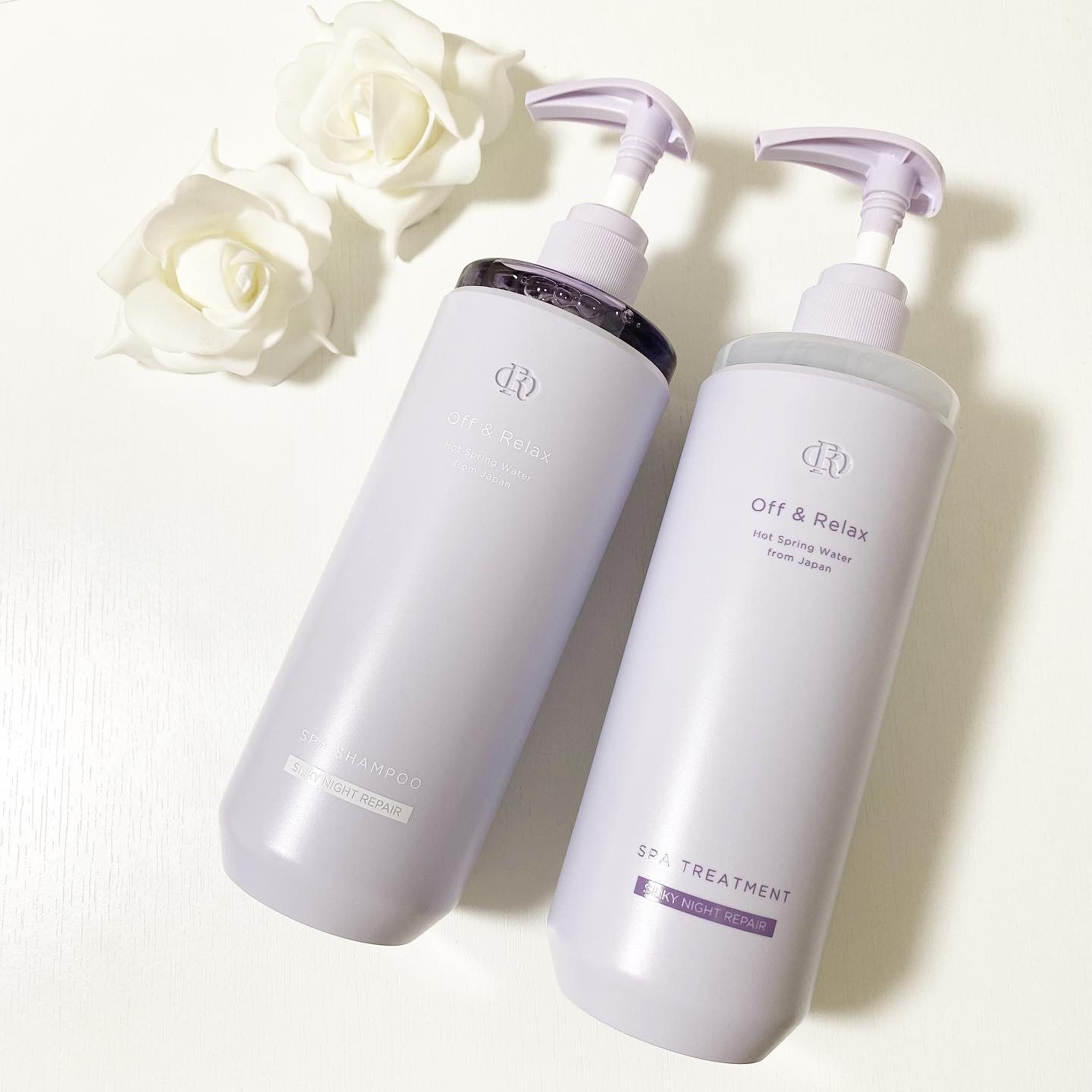 ＯＲ スパ・シャンプー／ヘアトリートメント シルキーナイトリペア/Off&Relax/市販シャンプーを使ったクチコミ（1枚目）