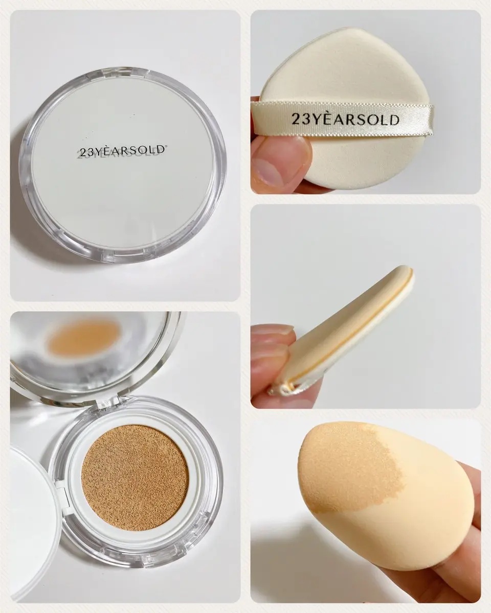 ハートリーフシーンカバークッション/23years old/クッションファンデーションを使ったクチコミ（2枚目）