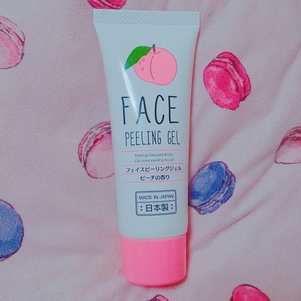 フェイスピーリングジェル ピーチの香り/DAISO/ピーリングを使ったクチコミ(1枚目)