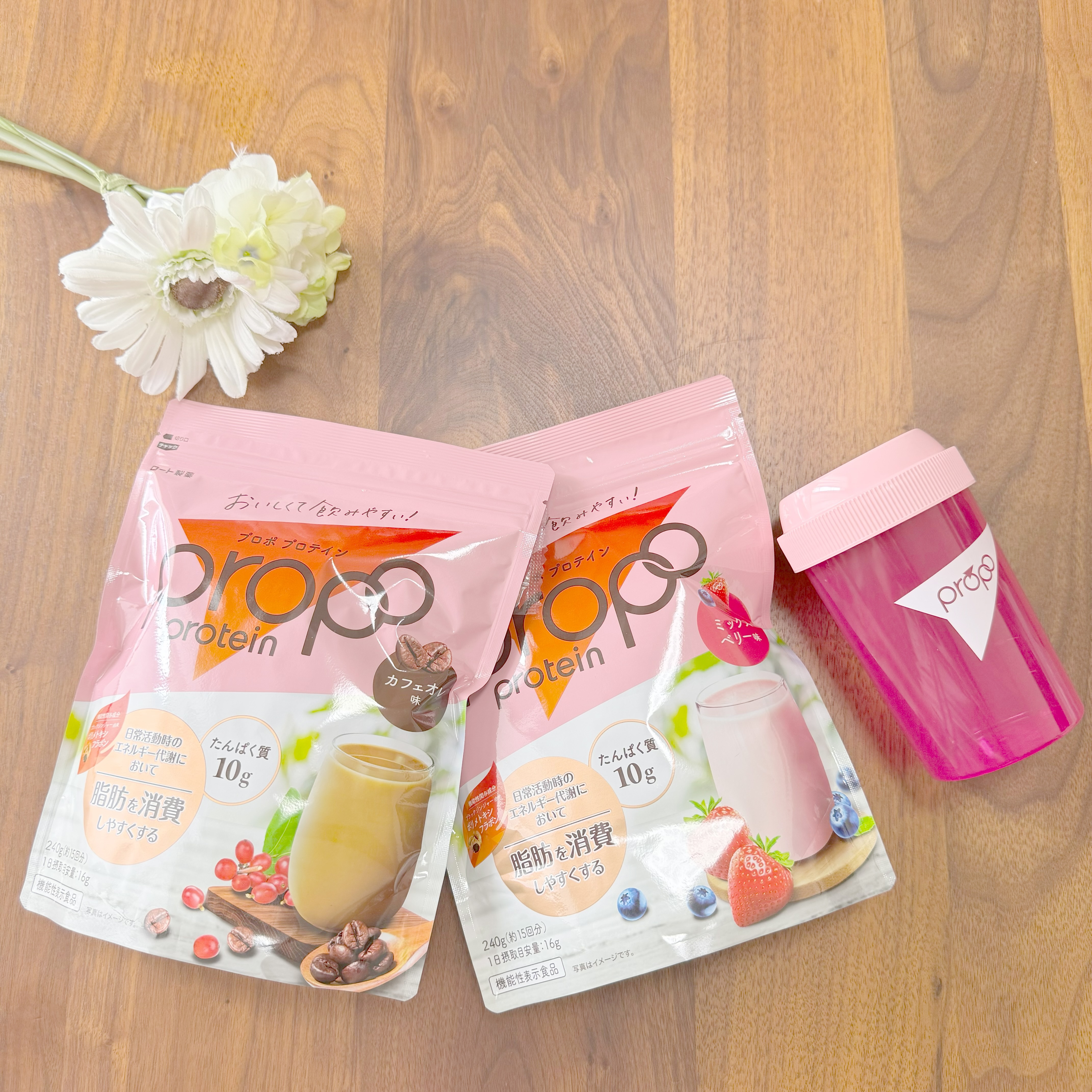 プロポ プロテイン(カフェオレ味)/ロート製薬/その他プロテインを使ったクチコミ（1枚目）